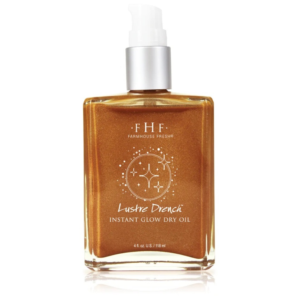 Farmhouse Fresh Lustre Drench Instant Glow Dry Oil - Gold